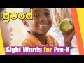 Sight Words for Pre-K Sight Words Level 1 Lesson Boosters Beginning Reading skills