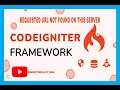 CodeIgniter Tutorial Fixing Requested URL Not Found on this Server Error
