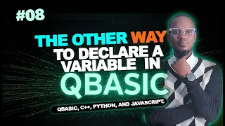 The Other Way to Declare a Variable in QBasic QBasic Programming Tutorial