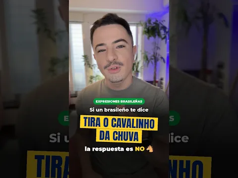 Si un brasileño te dice esto, la respuesta es NO 🐴 #portugues #portuguesbrasileño