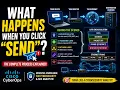 D SON Cisco CyberOps Module 6 What happens when you click send