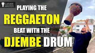 Download Playing the Reggaeton Beat with the Djembe Drum MP3