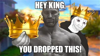 Hey King you dropped this