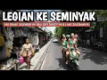 Situasi Bali saat ini menjelang tahun Baru di kawasan Seminyak dari Legian Bali