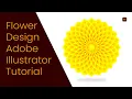 Quick and Easy Flower Design Adobe Illustrator Tutorial Bangla Illustrator Flower Design Tutorial