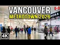 4K 2026 Metropolis at Metrotown Shopping Mall Walk Around Burnaby BC Canada
