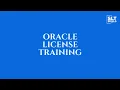 Master Oracle Licensing Stay Audit-Ready Oracle License Management Training
