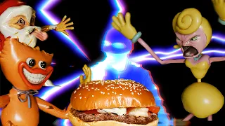 Poppy Playtime Things & Goo Goo Mash Up Action! For Burger King Whopper Set🍟 🍔 👑