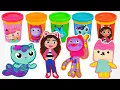 Lagu Create Gabby's Dollhouse Friends with Play Doh | Learn Colors | Preschool Toddler Toy Learning Video