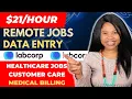 Remote Jobs Work From Home Jobs 2024 Data Entry Jobs with Labcorp Medical Billing Healthcare