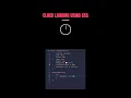 CLOCK LOADING ANIMATION WITH CSS ONLY ONLY CSS ANIMATION
