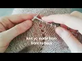 How to knit Eyelet Lace Stitch