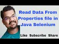How to Read Data from Properties File in Selenium Webdriver Read Data from Properties File in Java