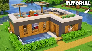 Minecraft Easy Modern House Tutorial