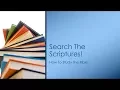 Search the Scriptures How To Study The Bible