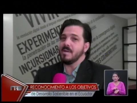 Reconocimiento a los objetivos de desarrollo sostenible en el Ecuador