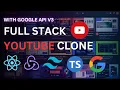 YouTube Clone with React Redux Toolkit Typescript Tailwind CSS and YouTube API v3