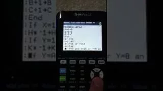 TI84 Plus CE Easy Pong Game Code