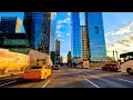Sunset 4K Driving from Manhattan NY to Jersey City NJ