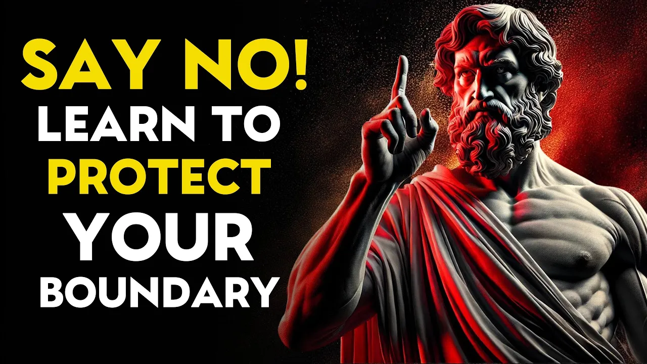 Outline Video How To Say No to Unimportant Things in Life | STOIC PHILOSOPHY