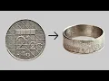 Lagu Making  a ring from a 2,5 Gulden coin