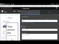 Layout Builder Tabs