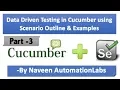 Data Driven Testing in Cucumber BDD Framework In Selenium - Part 3