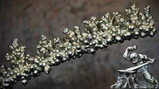 Damascus steel from Nickel Coral.