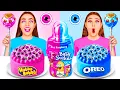 Download Lagu Pink Food vs Blue Food Color Challenge | Kitchen Battle with Food by TeenChallenge