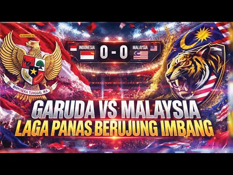 Garuda vs Malaysia, Laga Panas Berujung Imbang