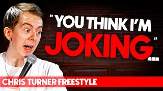 The Audience Don't Believe he's a RAPPER... | Chris Turner Freestyle Rap