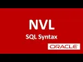NVL SQL NULL Function