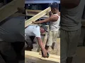pemasangan dudur gazebo #kayujatisuper #woodworking