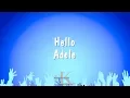 Hello - Adele Karaoke Version