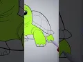 Turtle ipad art using adobe fresco