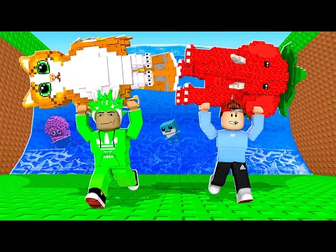 Video Thumbnail: wir kaufen für 100.000 ROBUX alles in Escape the Tsunami!