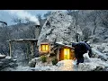 Lagu It Snowed Today | I Restored an Old Stove and Installed it in a Stone House | Cooking - Asmr