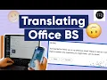 16 BS Office Phrases And What They Actually Mean