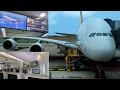 A380 Short Haul Trip Report Asiana Airlines OZ712 Taipei - Seoul Stormy weather