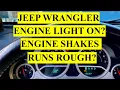 Jeep Wrangler Check Engine Light Came on Runs Rough and Shakes - Diagnose Fuel Injector Problem