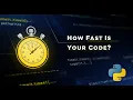 Boost Your Python Code Speed with timeit Module Python Performance Testing Tutorial Hinglish
