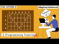 Star Pattern Program 12 in C Language in Hindi V Star Pattern C Programming Tutorial
