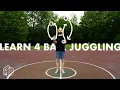 Learning 4 Ball Juggling with No Experience