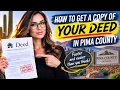How to get a copy of your deed in Pima County