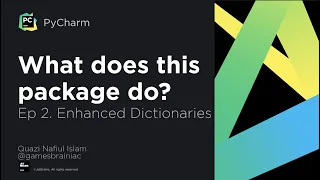What does this package do - Episode 2 Enhanced Dictionaries defaultdict and Counter
