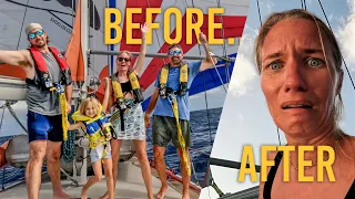 Wasp Invasion, Engine Failure, & Seasickness 🐝 WEIRDEST PASSAGE EVER…Sailing Vessel Delos Ep. 521
