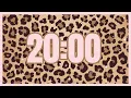 20 Minute Timer - Deep Focus for Relaxing Studying and Working