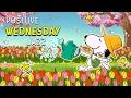 Happy Wednesday Garden Jazz with Snoopy upbeat Tunes Playlist to Relax and Unwind