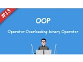 oop - Operator Overloading