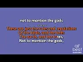 Rufus Wainwright - Rules And Regulations Karaoke Version